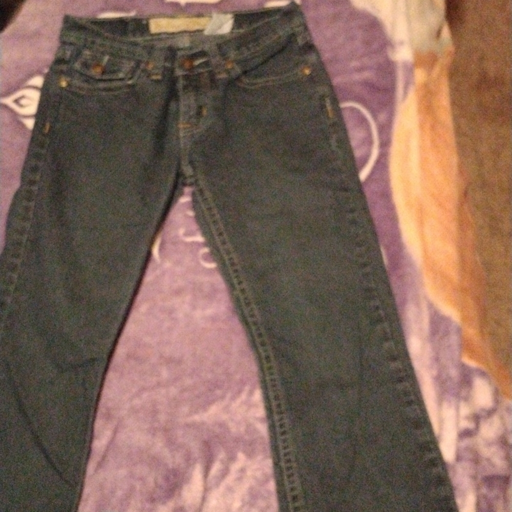 Silver Diva Size 5 flare leg blue jeans